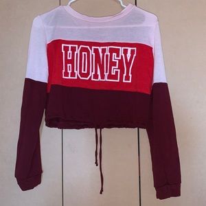 Fashion Nova Long Sleeved Crop Top